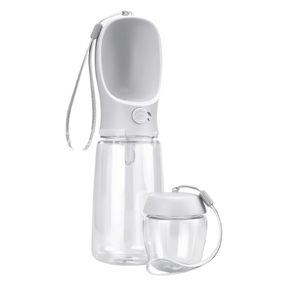 2-In-1 Portable Dog Water Bottle & Food Storage Container