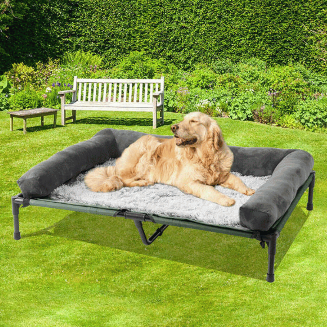 XL Raised Dog Bolster Bed for Large Dogs 5