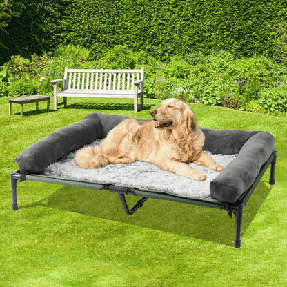 XL Raised Dog Bolster Bed for Large Dogs 5