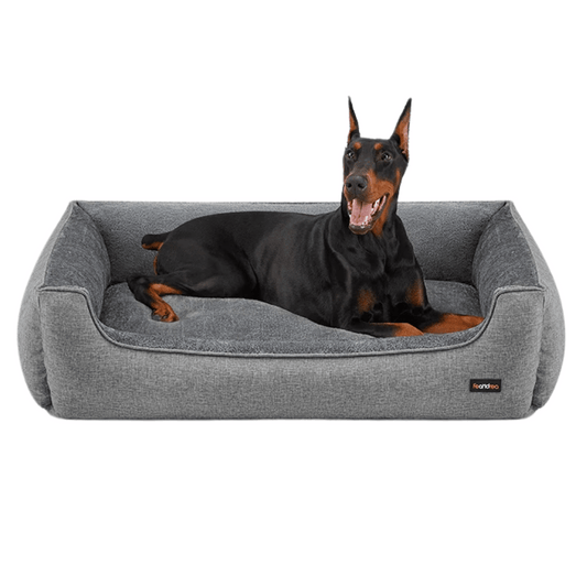 XXL Dog Bed with Supportive Raised Edges & Washable Cover for Large Dogs 1