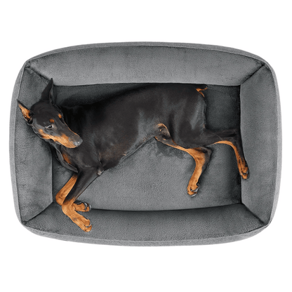 XXL Dog Bed with Supportive Raised Edges & Washable Cover for Large Dogs 2
