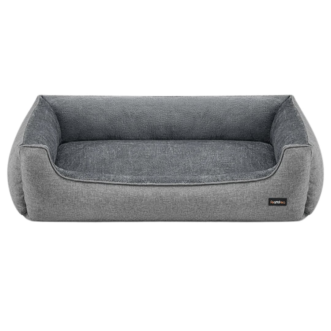XXL Dog Bed with Supportive Raised Edges & Washable Cover for Large Dogs 3