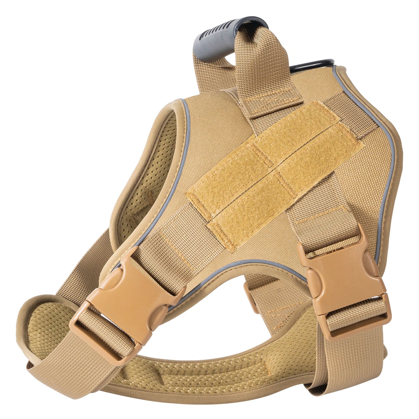 Military-Style Tactical Dog Training Vest with Sturdy Harness Handle 6